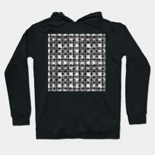 Black, gray and white squares Hoodie